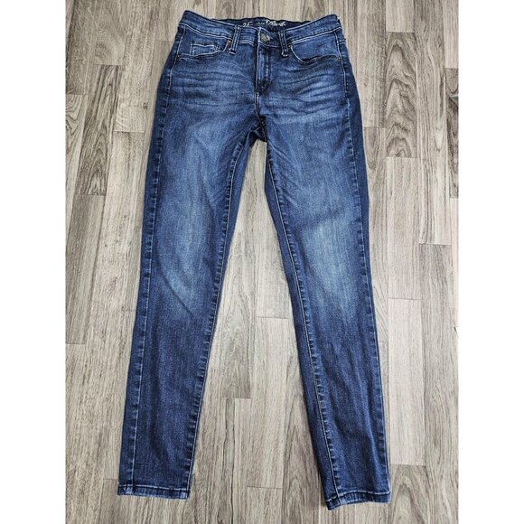 (3/$35) Universal Thread Jeans Womens 8 Blue High Rise Skinny Stretch Denim - Picture 1 of 11